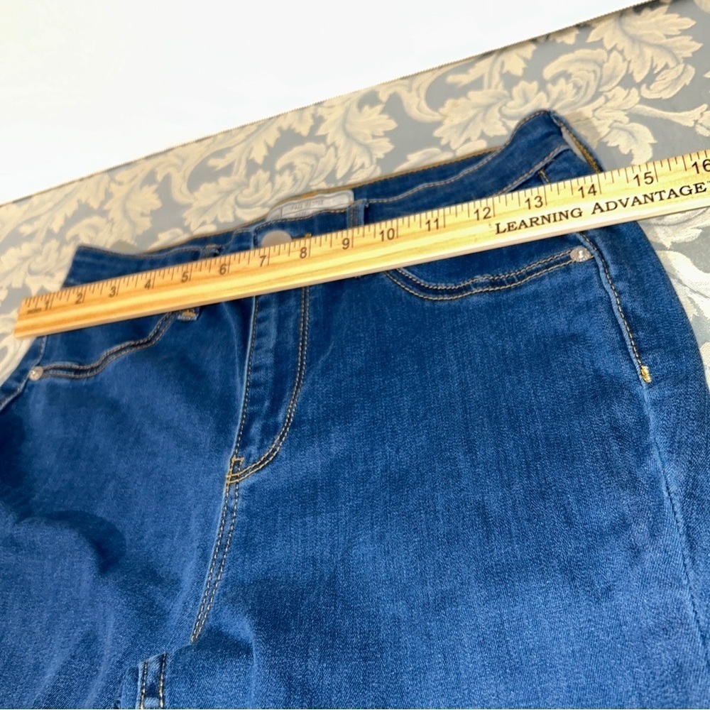 Free People High Rise Skinny Jeans Size 28 R Blue Denim Distressed - Picture 5 of 7